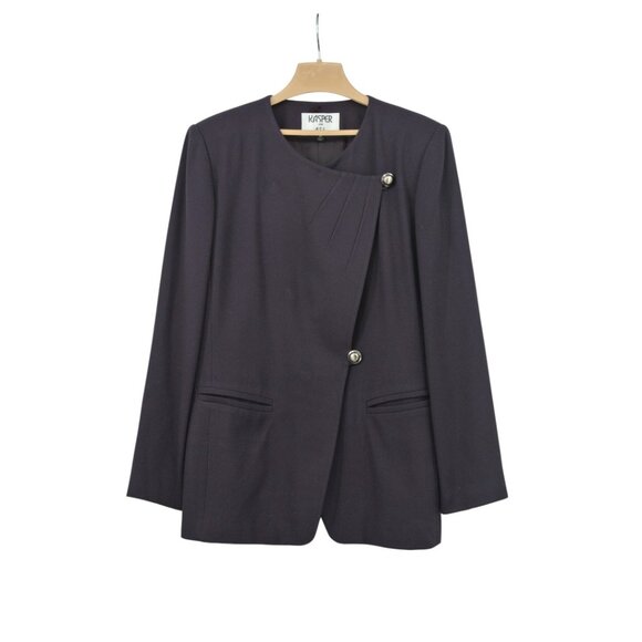 Kasper Plum Purple Brown Pant Suit Set Size 10 - Picture 6 of 12